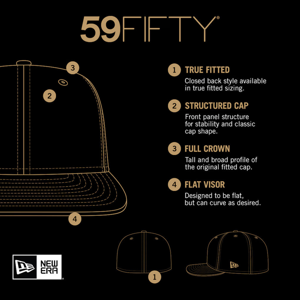 Men's San Francisco Giants New Era Black Game AuthenticCollection On-Field 59FIFTY Fitted Hat