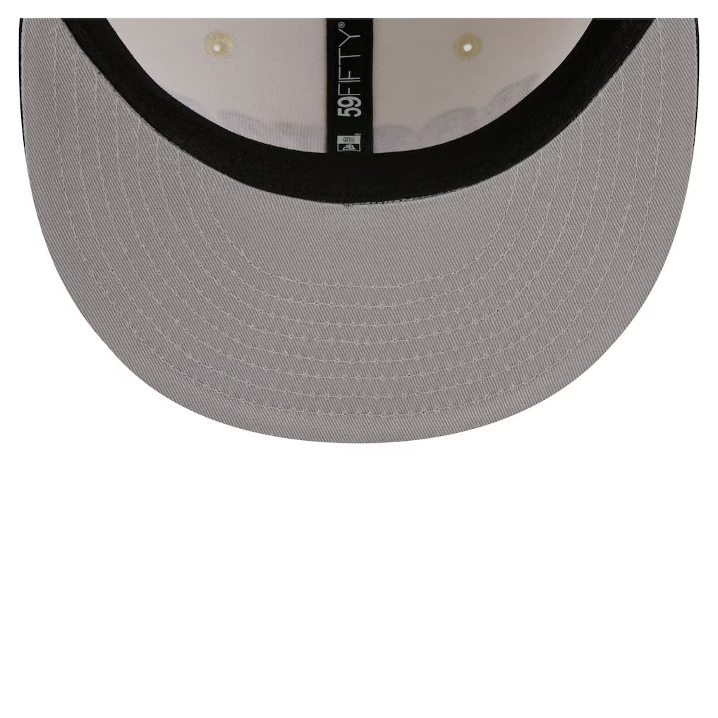 Men's Boston Red Sox New Era Cream Two-Tone Stitch 59FIFTYFitted Hat