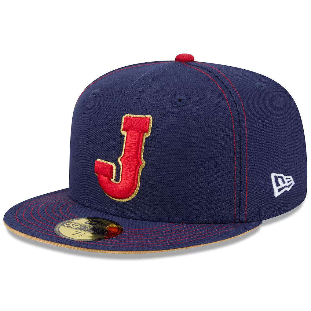 Men's Japan Baseball New Era Navy 2026 World Baseball Classic59FIFTY Fitted Hat