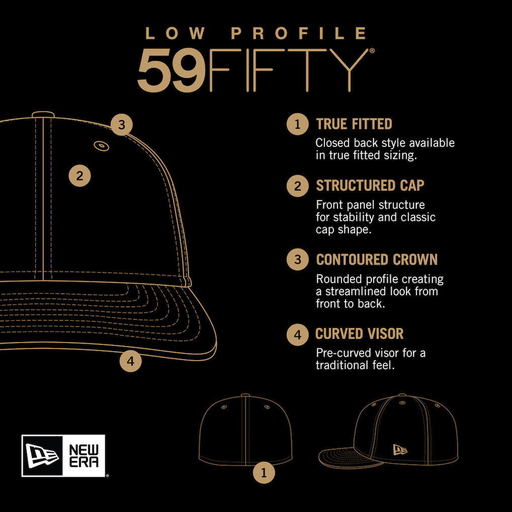 Men's New York Yankees New Era Navy Oceanside Low Profile59FIFTY Fitted Hat