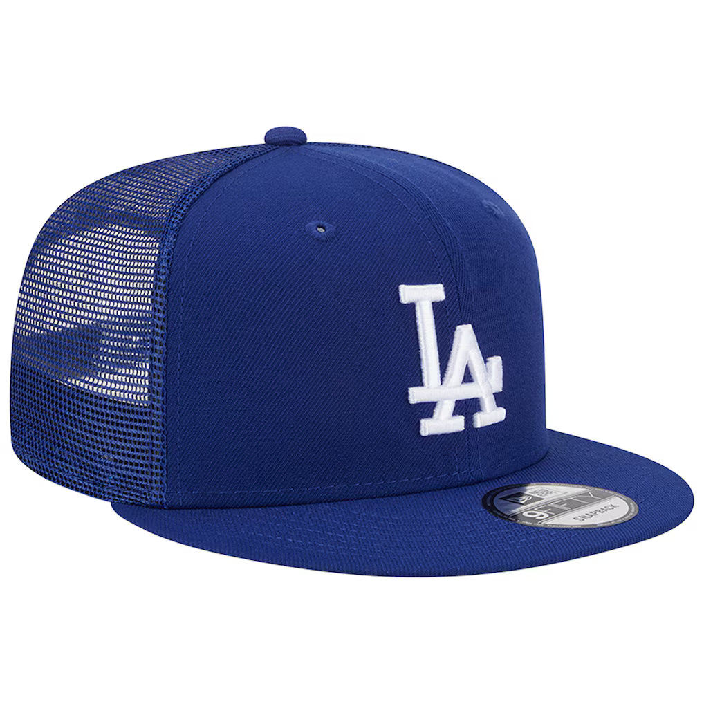 Men's Los Angeles Dodgers New Era Royal Team Color Trucker9FIFTY Snapback Hat