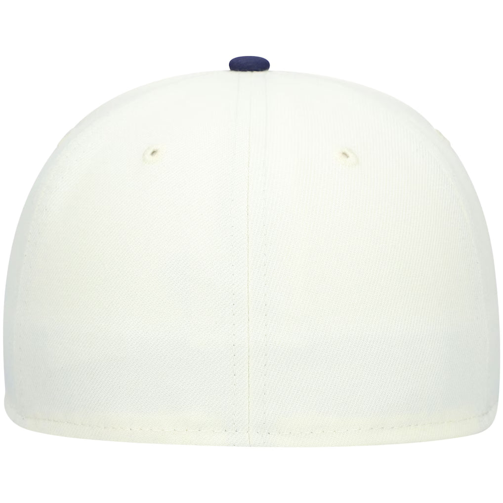 Men's Detroit Stars New Era White Cooperstown Collection TurnBack The Clock 59FIFTY Fitted Hat